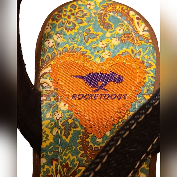 Rocket dog size 6M denim platform  heels - Picture 10 of 13